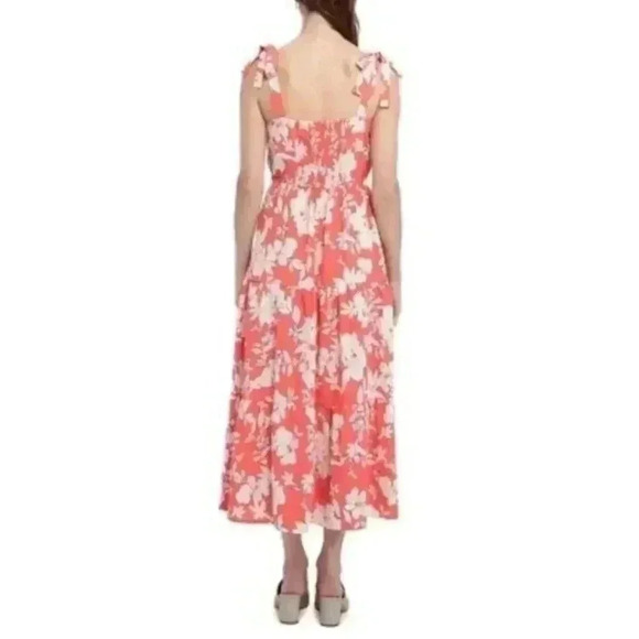 Social Standard Sanctuary Floral Maxi Sun Dress Shoulder BowTie Tier Peasant XXL - Picture 10 of 11